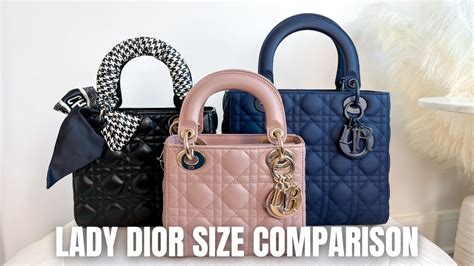 Lady Dior mini vs small